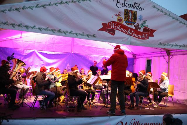 Die Jugendkapelle Eckental unter der Leitung von Ingo Kürten. | Foto: A. Unbehaun