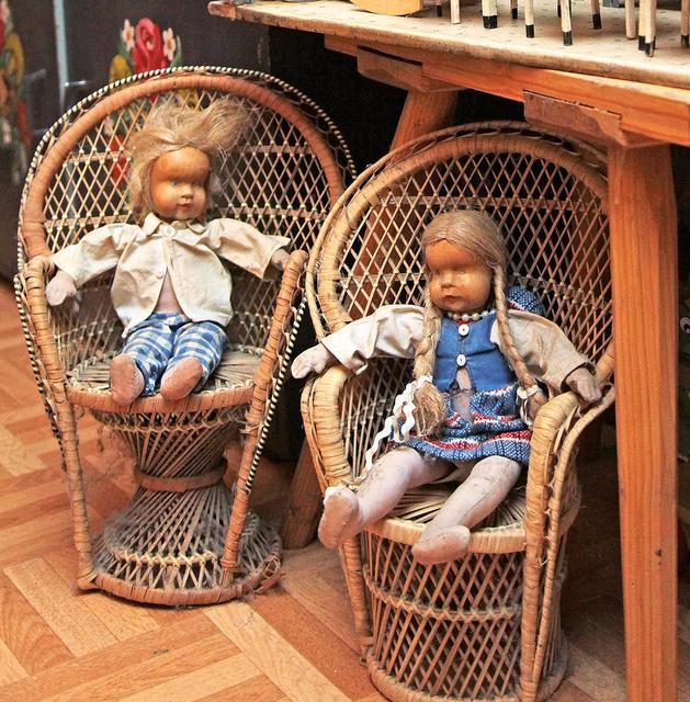 Diese Puppen sind etwa 100 Jahre alt. | Foto: U. Rahner