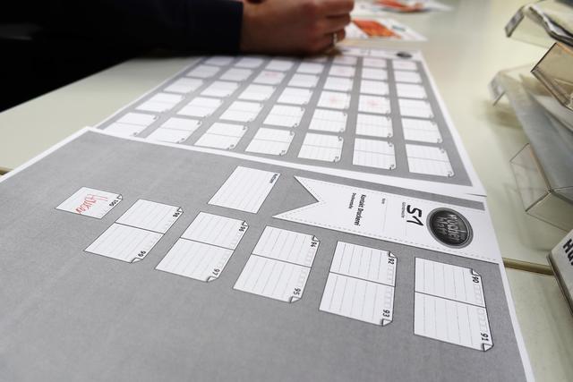 Der Seitenplan geht zum ersten Mal bis Einhundert.