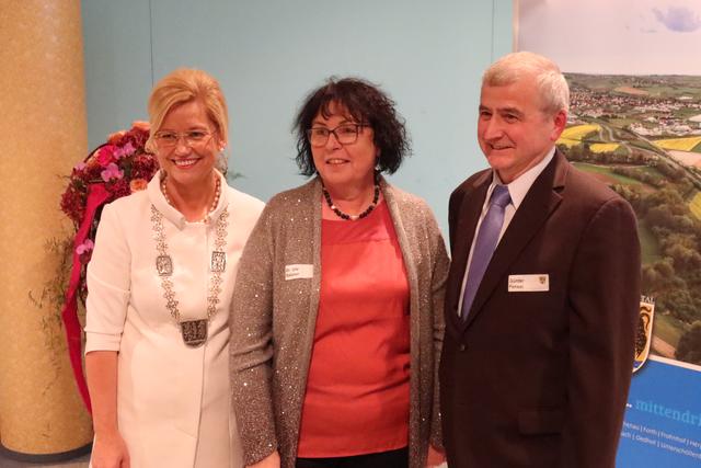 Dr. Ute Salzner vertrat den Bezirk Mittelfranken beim Eckentaler Neujahrsempfang. | Foto: A. Unbehaun