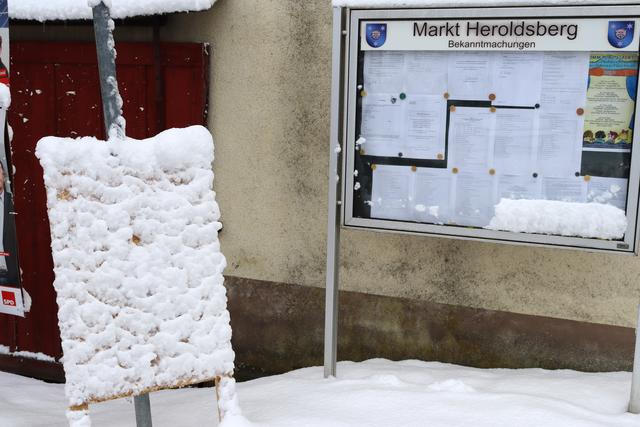 Schnee-Wahl-Plakat | Foto: A. Unbehaun