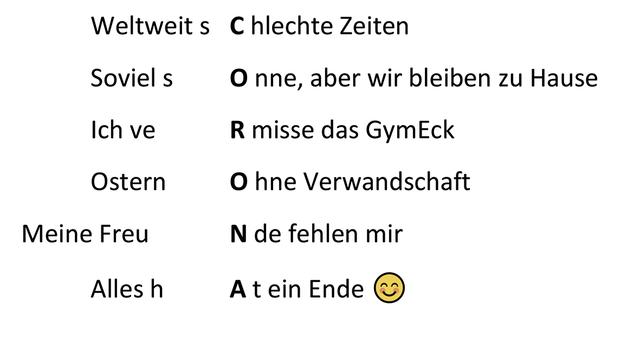 Bild von Evelyn Roberts aus der 6. Klasse.