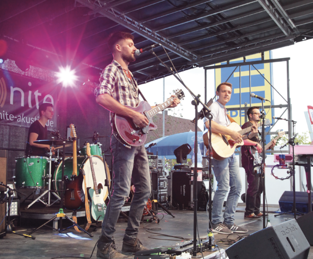 Die Heroldsberger Band "u.nite" rockte im letzten Jahr auf einer der vielen Bühnen. | Foto: A. Unbehaun