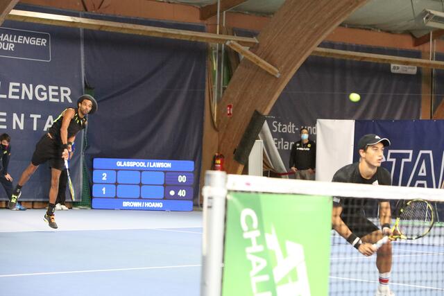 Das Doppel-Finale bot Spannung und rassige Ballwechsel. | Foto: A. Unbehaun