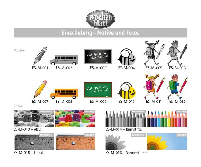 Motive und Fotos zum Einsatz in Ihrer Anzeige.