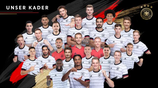 Diese 26 Spieler sollen für Deutschland den Titel holen.