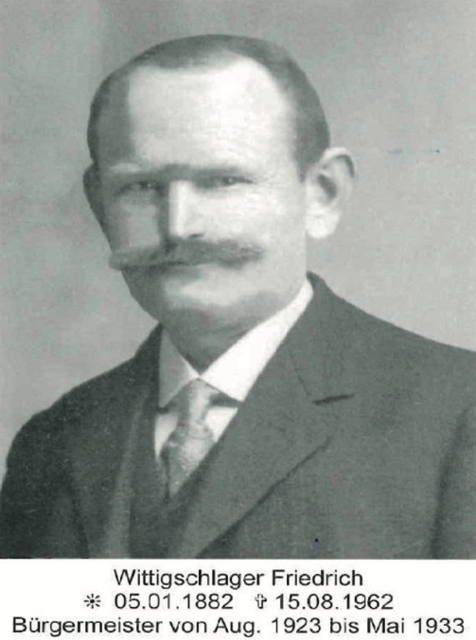Der letzte Nachkomme der Familie Wittigschlager Fritz Wittigschlager, der von 1923 bis 1933 auch Bürgermeister von Kalchreuth war. | Foto: Reproduktion: Georg Heck