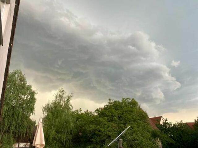 So bahnte sich das Gewitter an. Susi Ziegler hielt das Bild fest. | Foto: Susi Ziegler