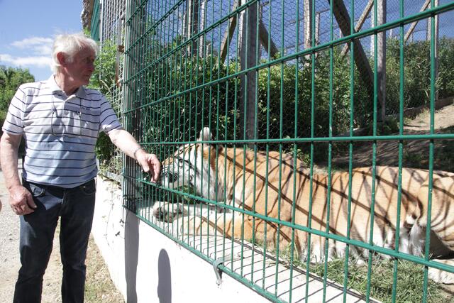 Zoo-Gründer und Betreiber Pierre Thivillon erläuterte persönlich das Tierschutzprojekt Tonga. | Foto: Uwe Rahner