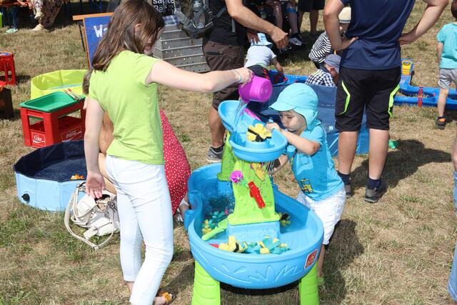 Selbst für die Jüngsten war für Spiel und Spaß gesorgt. | Foto: Andreas Unbehaun
