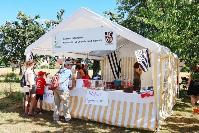 Der Partnerschaftsverein durften nicht fehlen. | Foto: Andreas Unbehaun