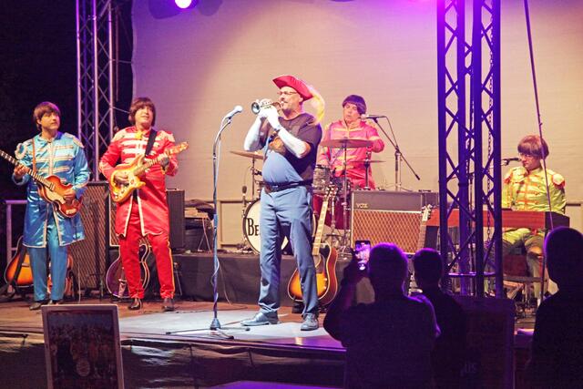 Der Heroldsberger Musiker Christian Bauer spielte den prägnanten Part der Piccolotrompete in „Penny Lane”. | Foto: Uwe Rahner