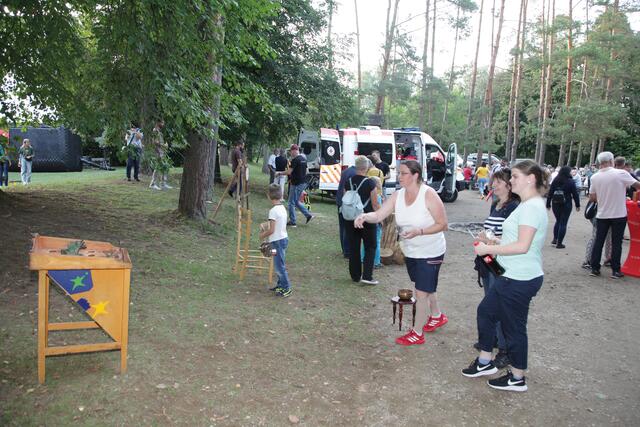 Spiel und Spaß für groß und Klein waren am Grillplatz geboten. | Foto: Uwe Rahner