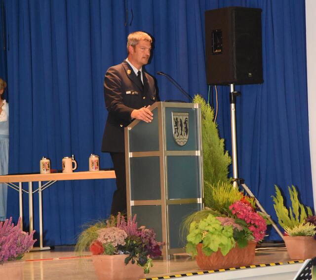 Frank Ibler, 1. Kommandant der Feuerwehr Eschenau und Sprecher der 10 Eckentaler Wehren. | Foto: Sabine Büssert