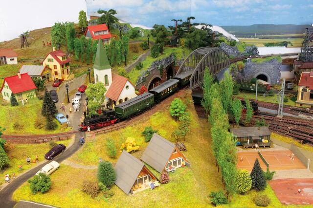 Ein neuer Ortsteil von Eckental im Maßstab 1:87. | Foto: Uwe Rahner