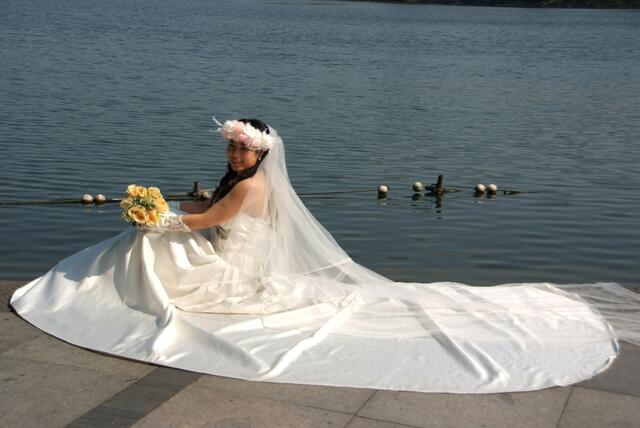 China: erwartungsvolle glückliche Braut  | Foto: Dr. Manfred Schildknecht