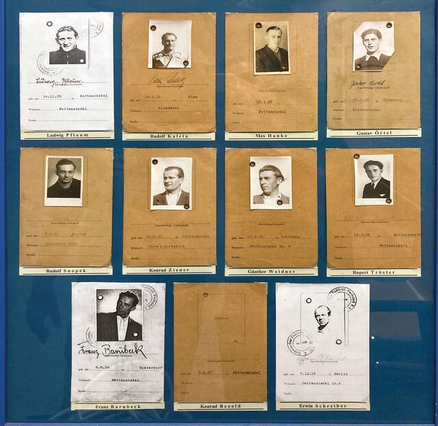Die Pässe der ersten Spieler des ASV Pettensiedel von 1949 mit Geburtsorten von Wien bis Berlin und vom rumänischen Banat über Böhmen bis Hessen, Nürnberg – und natürlich Pettensiedel. | Foto: Uwe Rahner