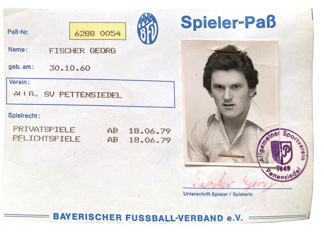 Georg Fischer war von Jugend an engagierter Spieler und ist heute engagierter 2. Vorsitzender des ASV Pettensiedel.