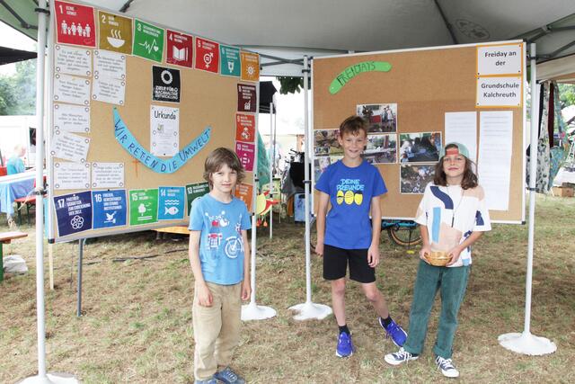 Die Grundschule Kalchreuth vermittelte die „17 globalen Ziele für nachhaltige Entwicklung” der Agenda 2030 der Vereinten Nationen (UNO). | Foto: Foto: Uwe Rahner