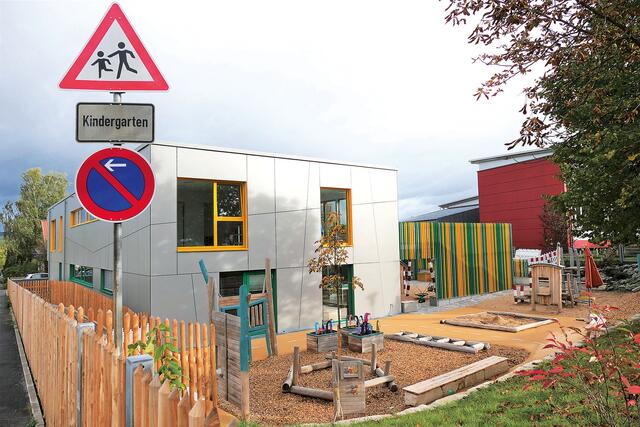 Die Kita St. Kunigund konnte ein nagelneues Gebäude beziehen. | Foto: Bettina Dennerlohr