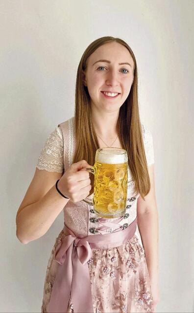 Eva Singer aus Lilling will als bayerische Bierkönigin nicht nur das bayerische Bier in der Welt vertreten, sondern auch die fränkische Braukultur. | Foto: Privat