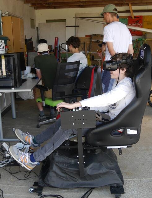 Segelflugsimulator - mit VR-Brille