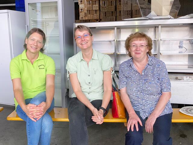 Die Gesangvereine Dachstadt, Rüsselbach und Etlaswind-Pettensiedel sorgten für feine, hausgemachte Kuchen – und waren pünktlich zum Festende komplett ausverkauft. | Foto: Uwe Rahner