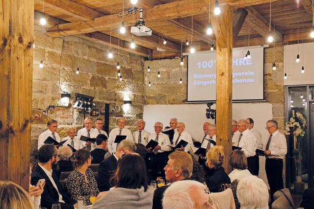 Der MGV 1848 Kalchreuth unter Chorleiter Udo Reinhart | Foto: Privat
