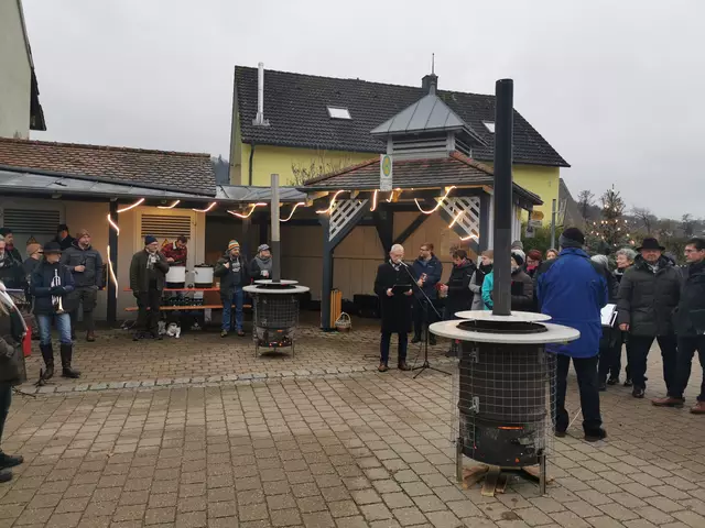 Alwin Mösel vom Sängerbund Dachstadt eröffnete den Abend mit warmen Worten.