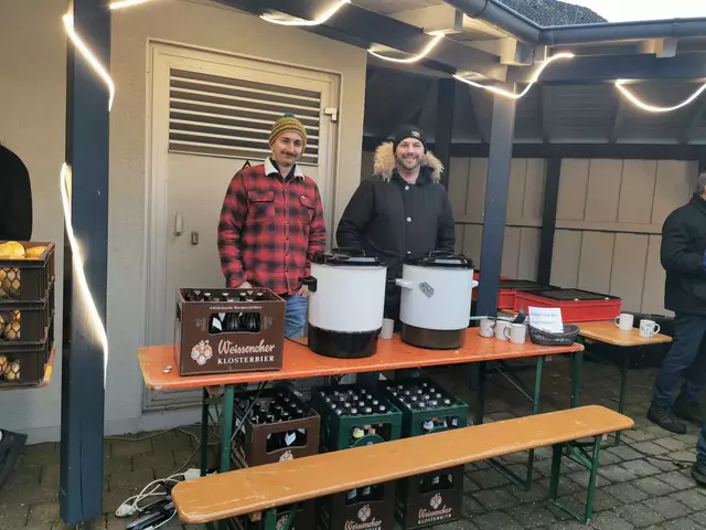 Auch für Getränke war dank der Burschenschaft bestens gesorgt.