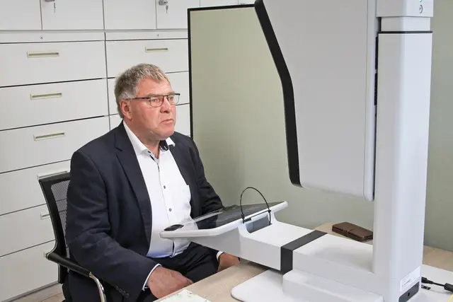 Bürgernahe, praktische Lösungen im Igensdorfer Rathaus sind ganz nach dem Geschmack von Bürgermeister Edmund Ulm. | Foto: Hella Ziefer