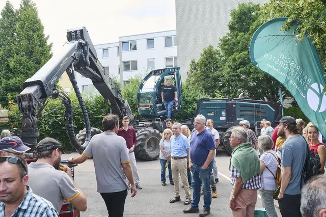 Moderne Forsttechnik: Ein Radharvester | Foto: David Häuser