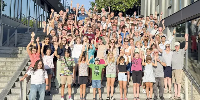Man sieht, dass die Zeit der ungarischen Besuchergruppe aus Bóly allen Beteiligten großen Spaß gemacht hat. | Foto: Privat