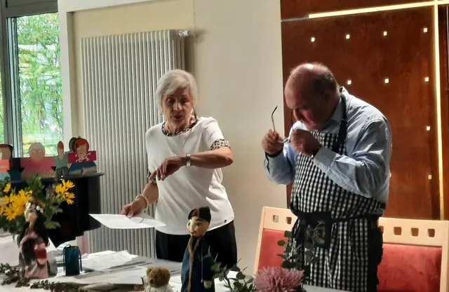 "Inge und Karl erzählen: Der Sonntagsbraten - Karl kocht für Inge"
"Käthe und Willi erzählen: Hörprobleme" | Foto: Monika Hofmann, stv. Leitung MM Soziale Betreuung