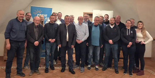 Die Kandidierenden der Freien Wähler Eckental für die Kommunalwahl im März stehen fest.