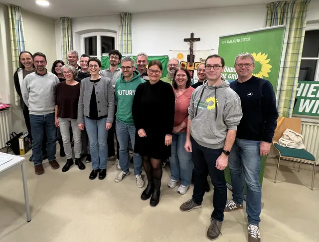 Die Nominierten der Grünen Kalchreuth für die Gemeinderatswahl im März 2026 stehen fest.