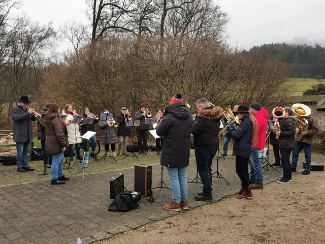 Der Posaunenchor Igensdorf, unter der Leitung von Anja Behringer. | Foto: Christiane Behringer