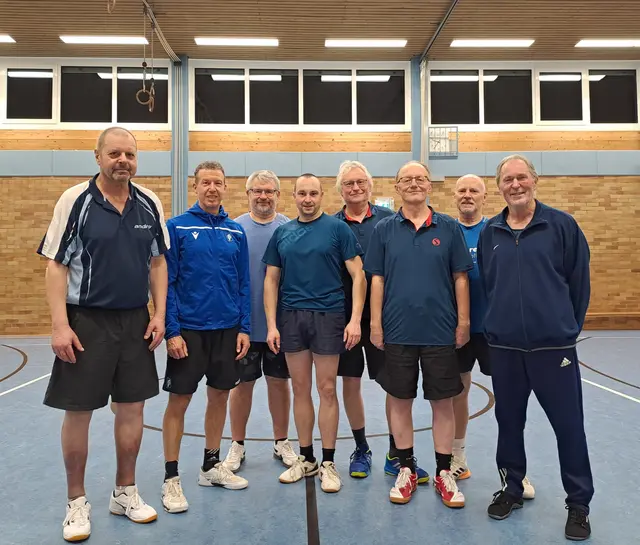 Vereinsmeister Robin Hoffmann 4. von links