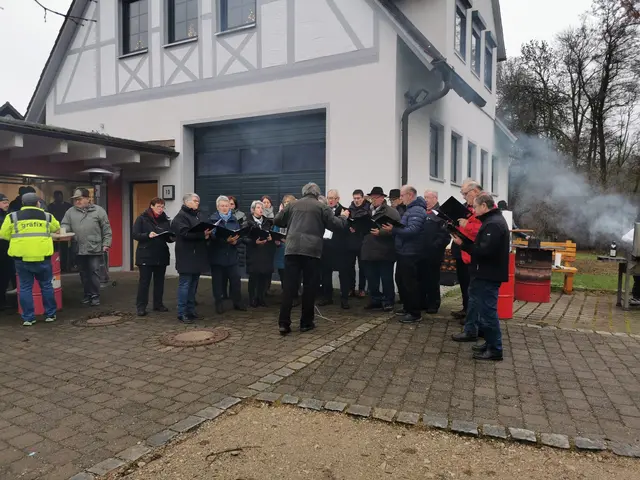Der Gesangverein Dachstadt unter Chorleiter Wolfgang Junga | Foto: Christiane Behringer