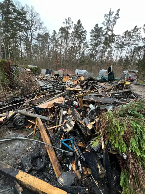 Am Sonntagfrüh fand eine Nachschau statt. | Foto: Feuerwehr Kalchreuth