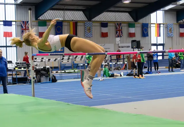 Lily Heber beim Hochsprung | Foto: Melanie Heber