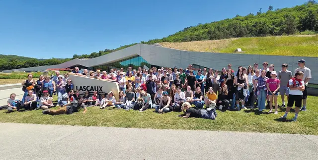 2025 stand in der Nähe von Ambazac die berühmte Höhle von Lascaux, seit 1979 UNESCO-Weltkulturerbe, auf dem Besuchsprogramm. | Foto: Privat