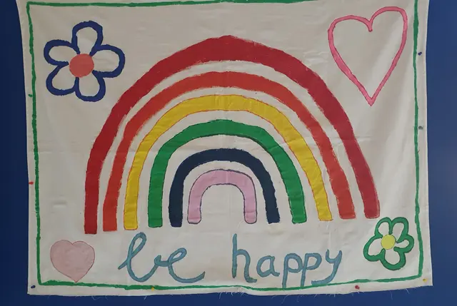 Transparent in der Grundschule Eckenhaid  | Foto: Annegret Schildknecht 