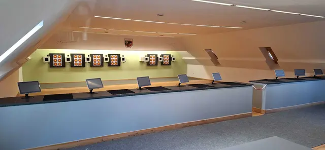 Schießstand mit Blasrohrscheiben | Foto: SG Rüsselbach 1973 e.V.