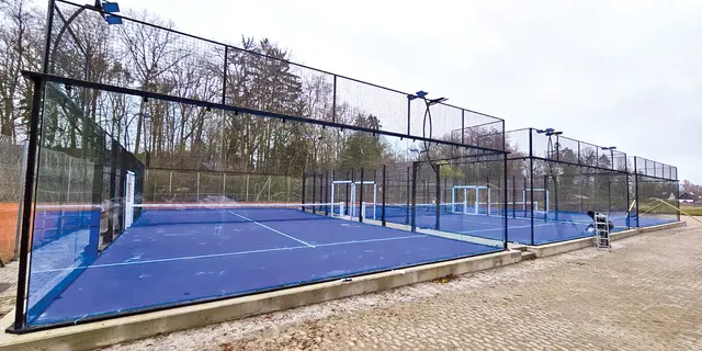Die Padelanlage des TC Eckental ist fertig und kann bespielt werden. | Foto: Privat