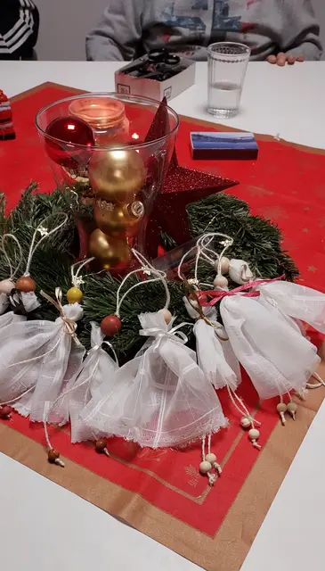 weihnachtliche "Senioren" Bastelarbeiten 