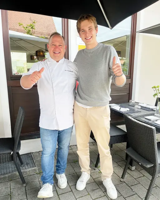 Die Organisatoren Hans-Jürgen Freihardt (links) und Leon Giegold freuen sich auf tolle Spiele und viele gutgelaunte Besucher in Heroldsberg. | Foto: Privat