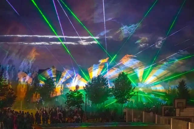 Die Lasershow wird wieder ein krönender Abschluss. | Foto: Stefan Aschenbrenner