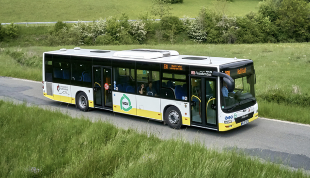 Der Vorfall ereignete sich in einem Bus der Linie 209, der von Erlangen in Richtung Eckental fuhr. (Symbolbild) | Foto: VGN