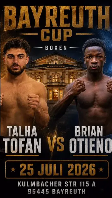 Talha Tofan vs Brian Otieno | Foto: Bayreuth Cup
